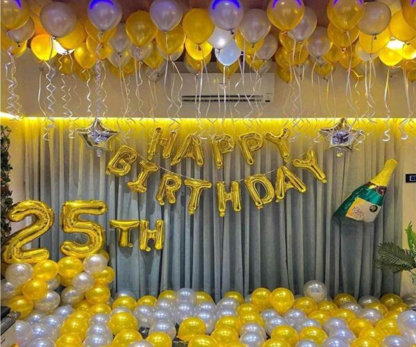 GOLD BIRTHDAY DECORATION